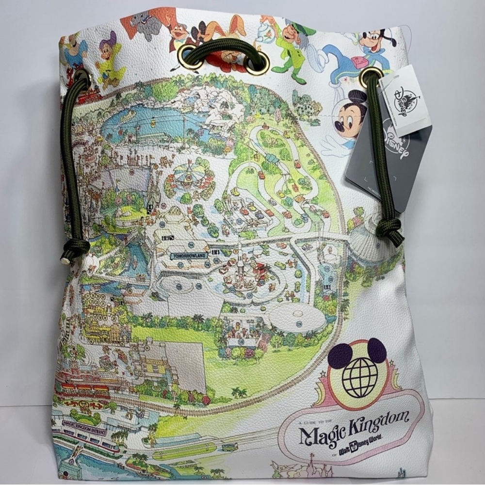 NWT. Disney cinch-style tote bag. Combo carryall backpack.